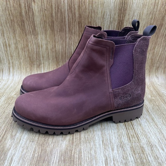 Chaco Fields Chelsea Boots Women's Size 10 Waterproof Leather Ankle Booties - Picture 3 of 9